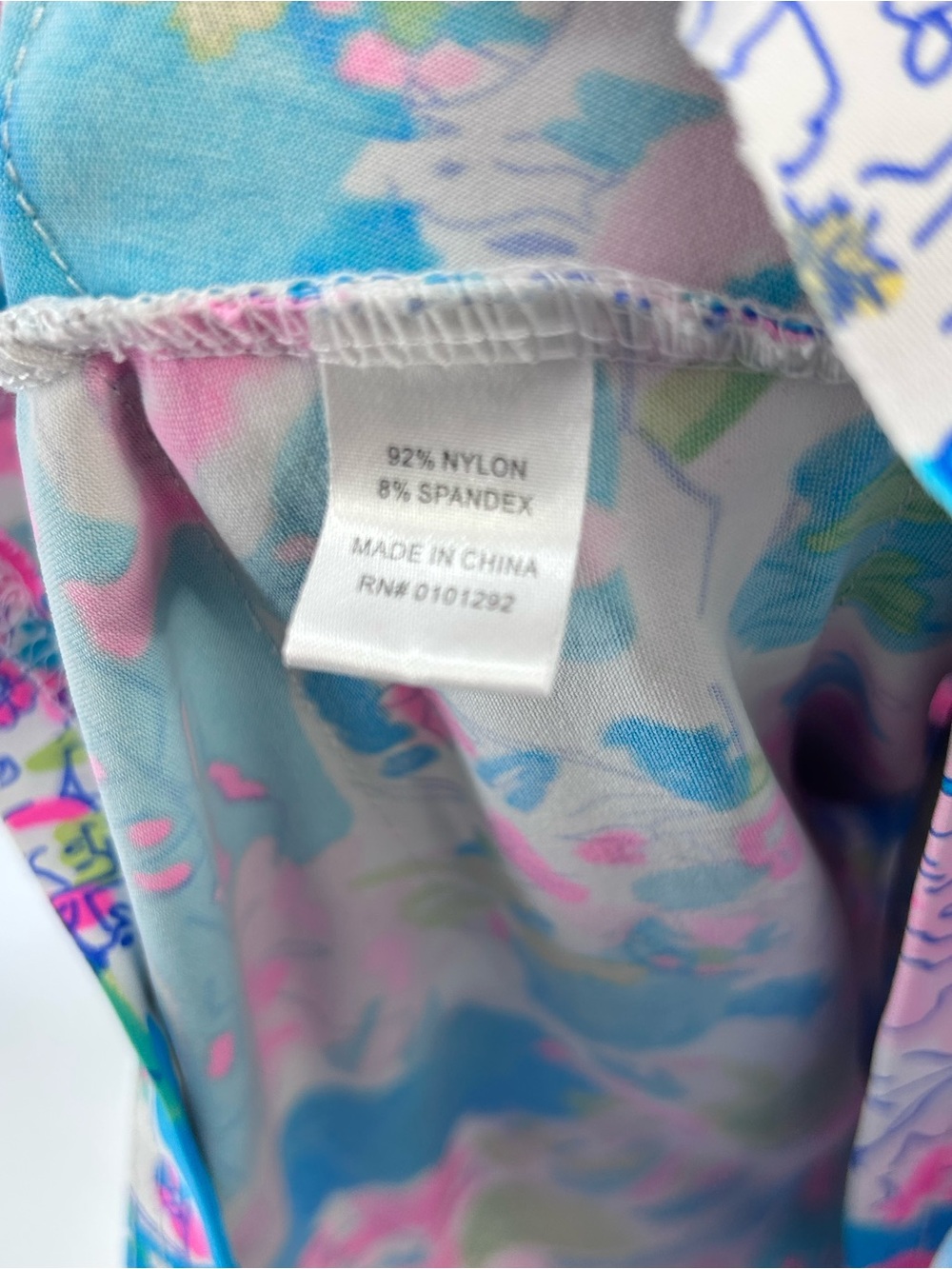 Lulu-B Sleeveless Tropical Sailboat Tiered Ruffle Dress - XS - Picture 4 of 5
